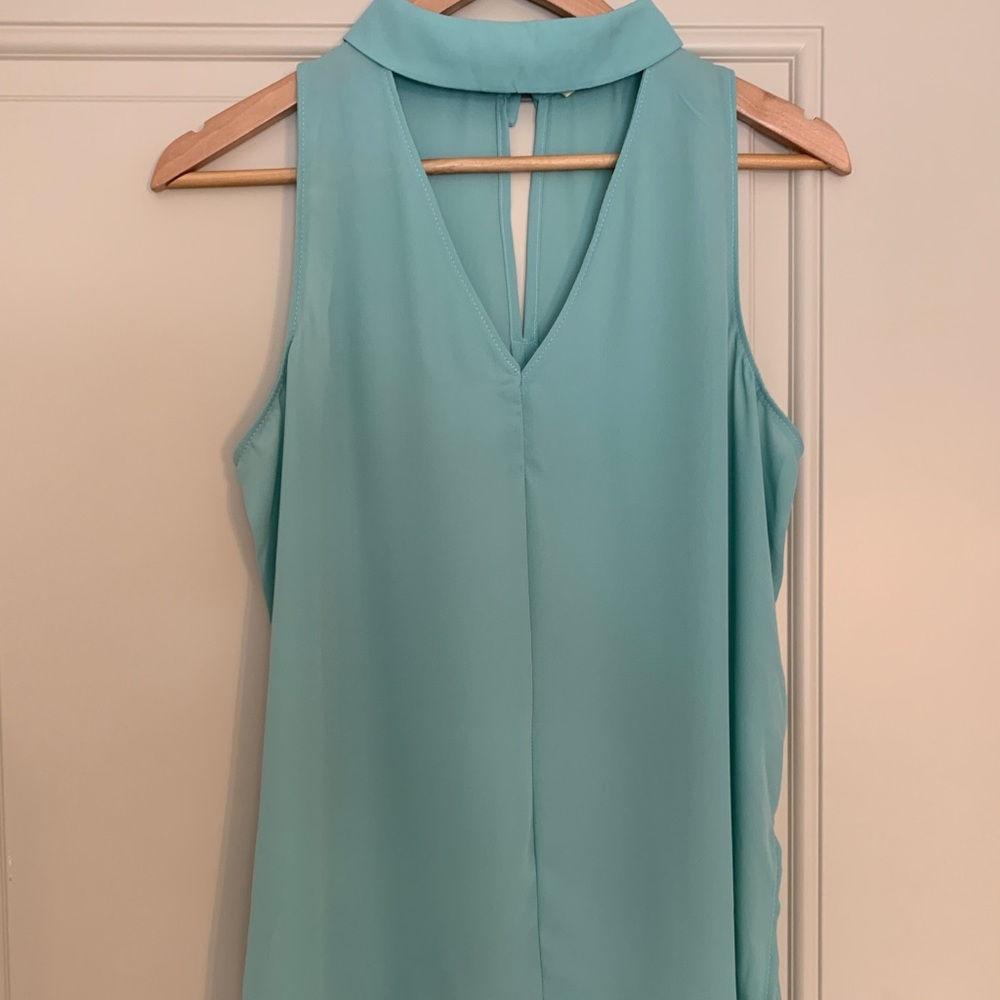 Teal Sleeveless Top